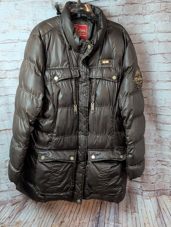 Apple Bottoms Jackets & Blazers - Apple Bottoms Brown Puffer Coat Jacket Large
